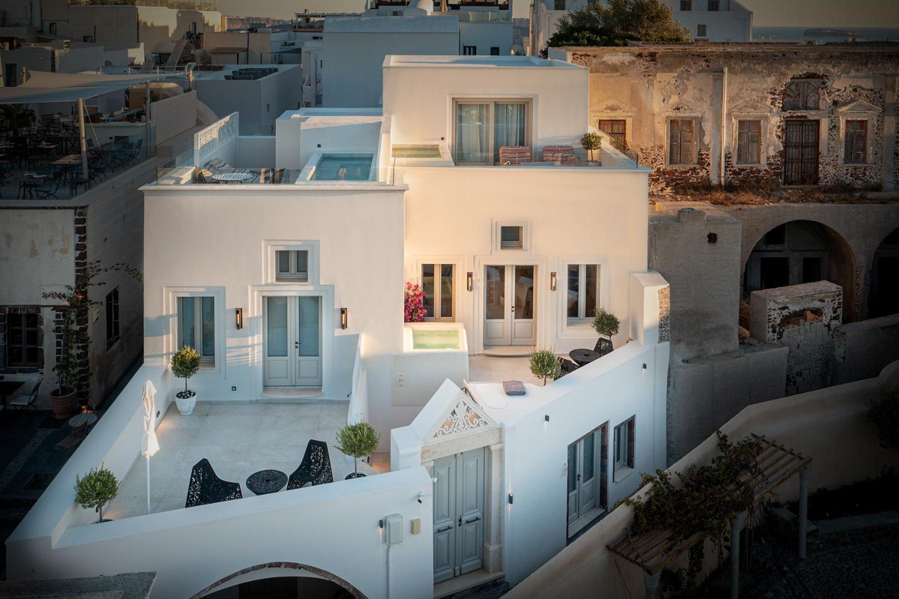 Bed and Breakfast La Madeleine Oia Esterno foto